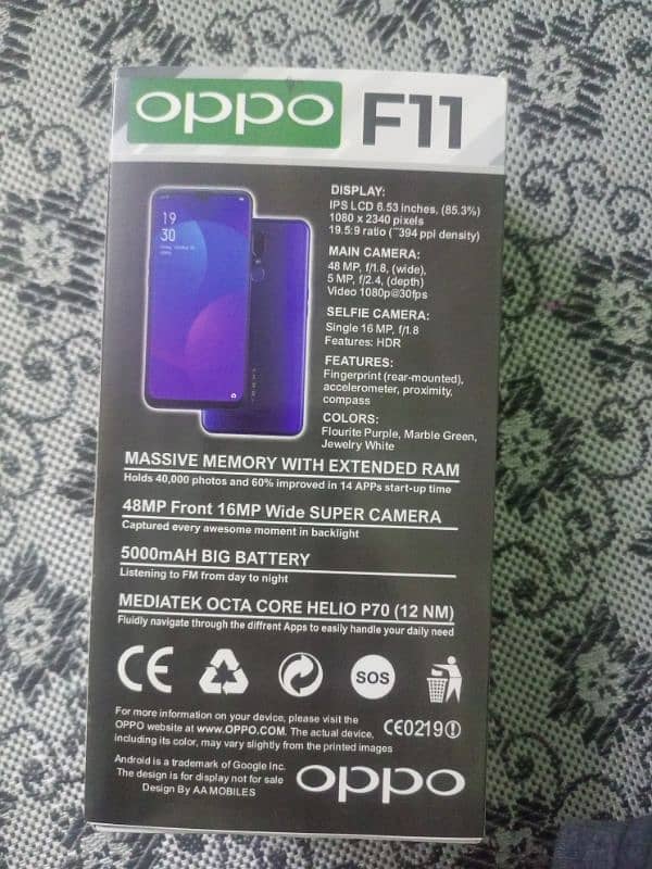 OPPO F11 BRAND NEW BOX PACK 2