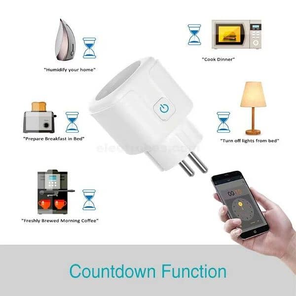 Tuya Smart Socket 16A Wifi Plug EU Universal Socket 6