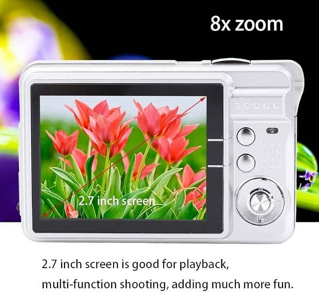 Digital Camera COMS Sensor 18MP, HD Digital Video Camera 2