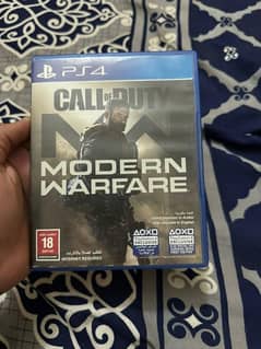 ps4 call of duty modern warfare available for sale or exchange