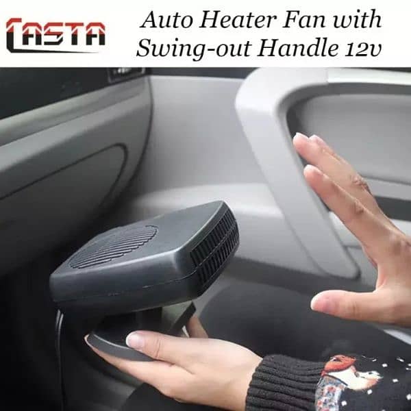 Portable 12V Car Heater Fan Auto Heating Fan 200W 12V - 2 in 1 1