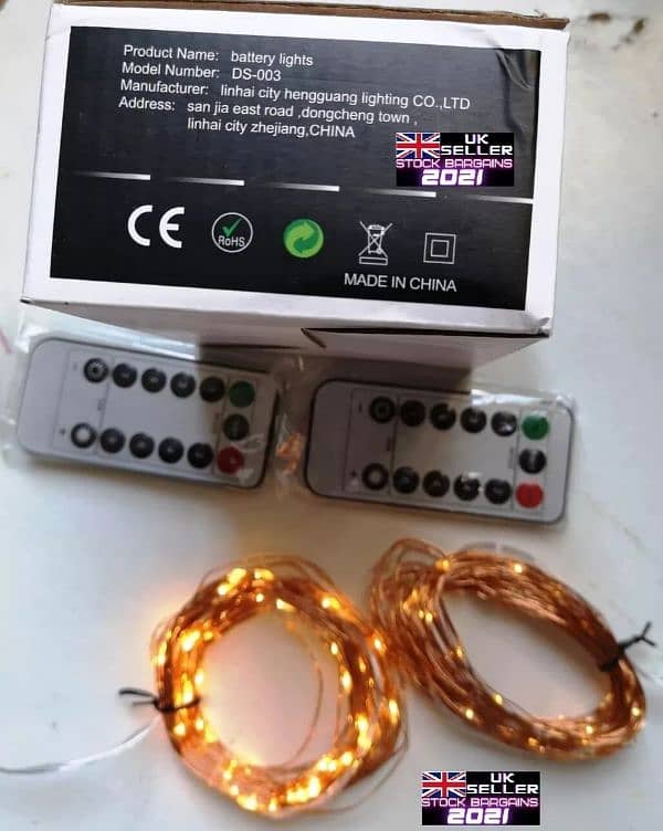 SUNNOW Fairy String Lights Battery Operated Waterproof (C89) 2