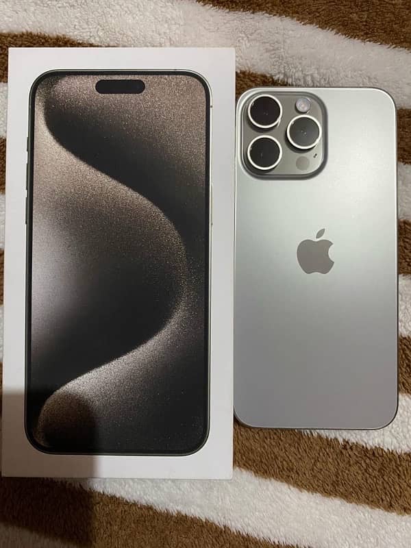 i phone 15 Pro 256GB PTA approved 1