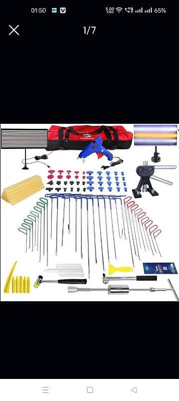 Super PDR Paintless Dent Repair Master- Tool Set Includes PDR Rods 0