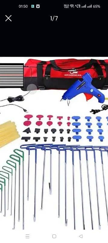 Super PDR Paintless Dent Repair Master- Tool Set Includes PDR Rods 3