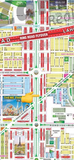 8 Marla Corner Main Boulevard Commercial Plot 16 Nishtar Bahria town for sale