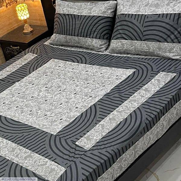 3 PC double bedsheet 1