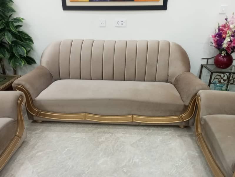 5 Seater Wooden Sofa 3