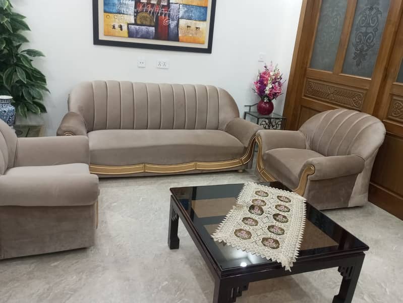 5 Seater Wooden Sofa 5