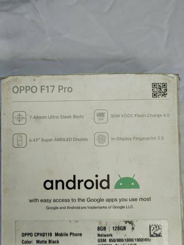 Oppo F17 Pro - 8/128GB (Read Description) 8