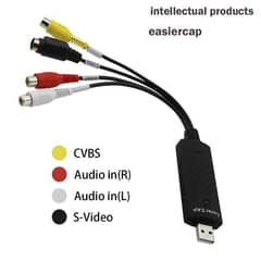 EasyCAP USB 2.0 Audio/Video Capture USB Adapter