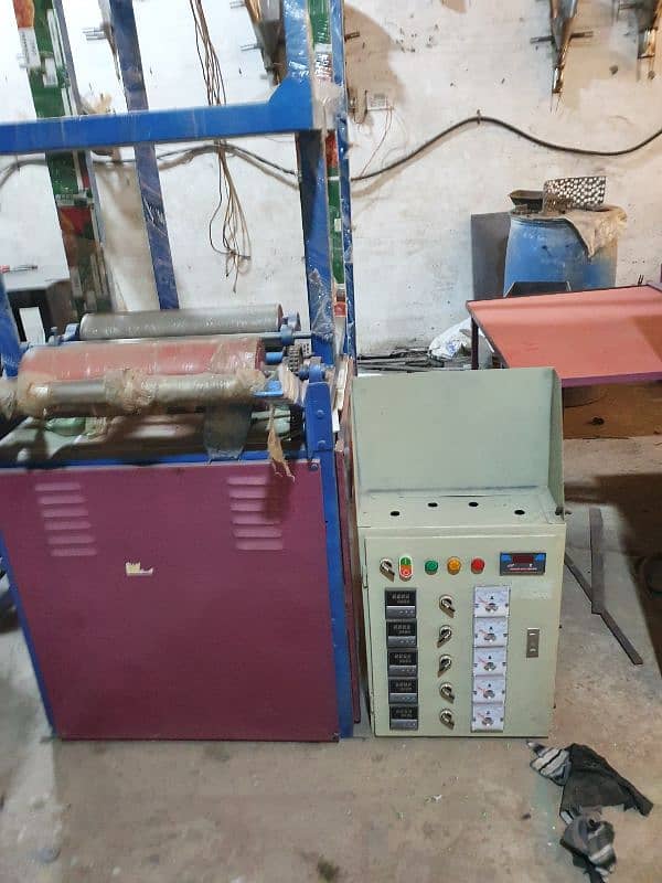 Shoper/ Shopping bags Making Machines Complete Setup polythene Shopers 2