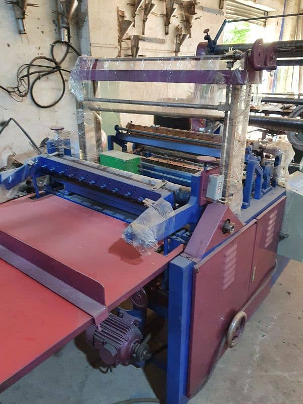 Shoper/ Shopping bags Making Machines Complete Setup polythene Shopers 7