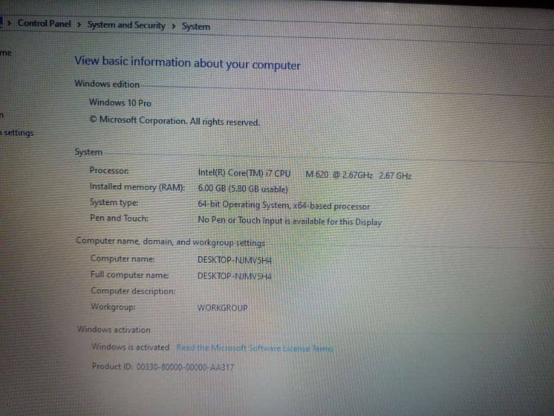 Dell Latitude E6510 Core i7 1st generation 1