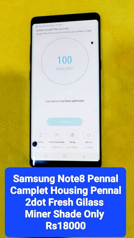 Samsung Note 8 Pennal Availble 9