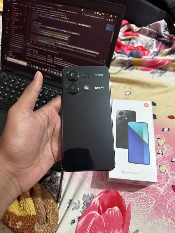 Redmi note 13 almost new with 7 months warranty 8/128 pta approve 1