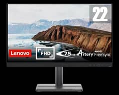 Lenovo 22"inch full HD 1080p bazel-less VA Monitor