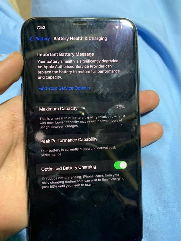 iphone xs max 64 bg 75 bt all ok sarf water pack ni ha 1