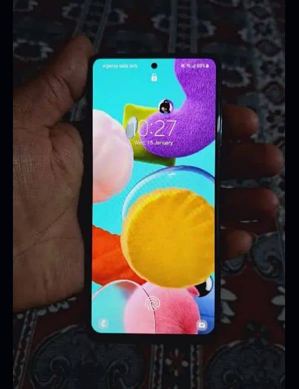 samsung A51 for sale 6/128 amoled display in display finger print 1