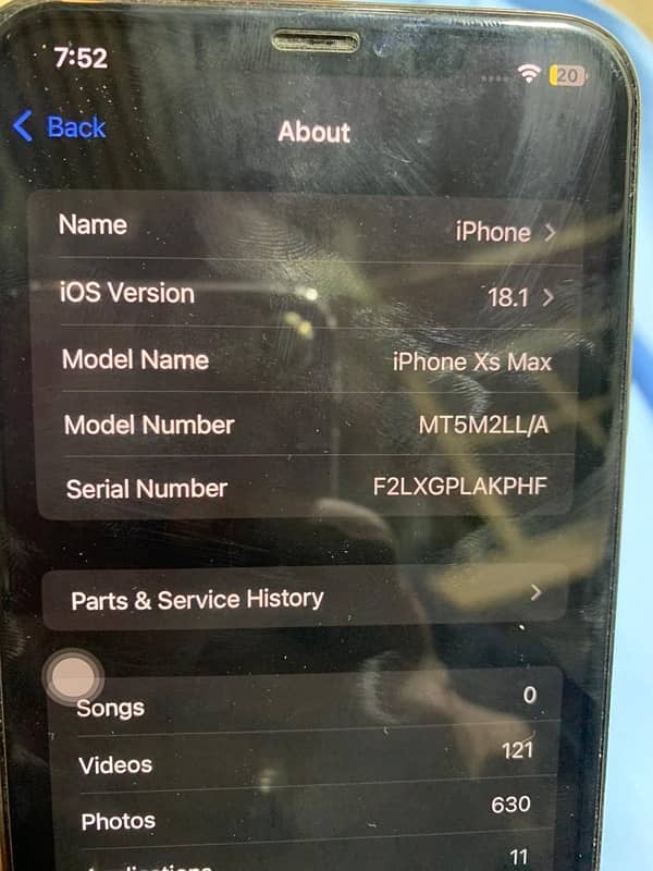 iphone xs max 64 gb all ok orignal halat ma ha 4