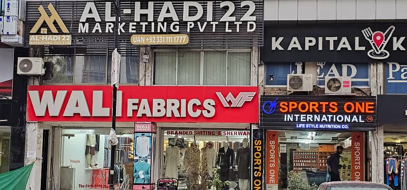 For F-11 Markaz Cleints Brand Rented Kisok Shop 21