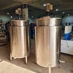 Stainlesssteel Double jacket Single jacket boiler Mixer storage tanks