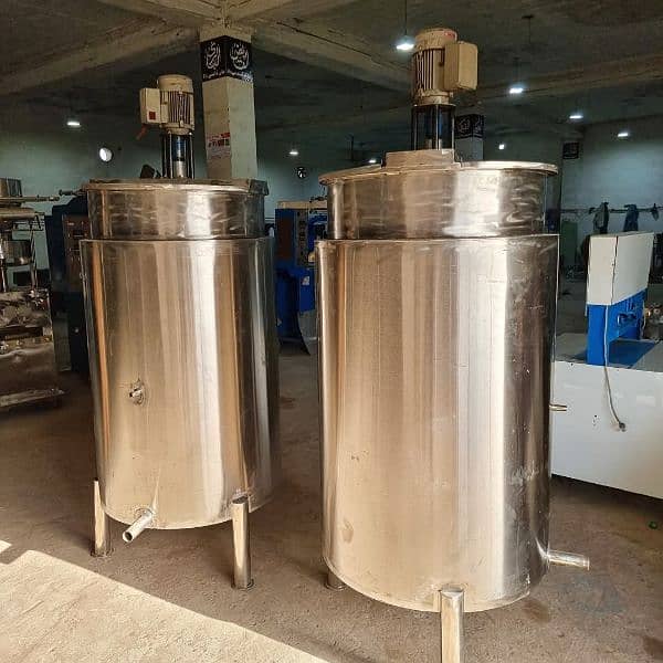 Stainlesssteel Double jacket Single jacket boiler Mixer storage tanks 0