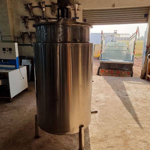 Stainlesssteel Double jacket Single jacket boiler Mixer storage tanks 1