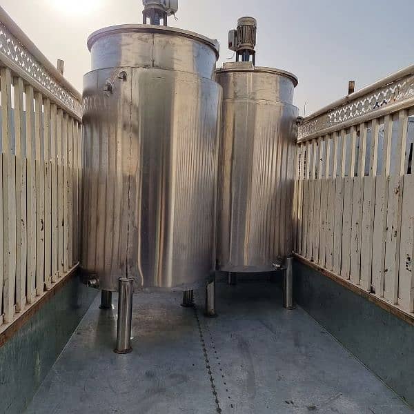 Stainlesssteel Double jacket Single jacket boiler Mixer storage tanks 2