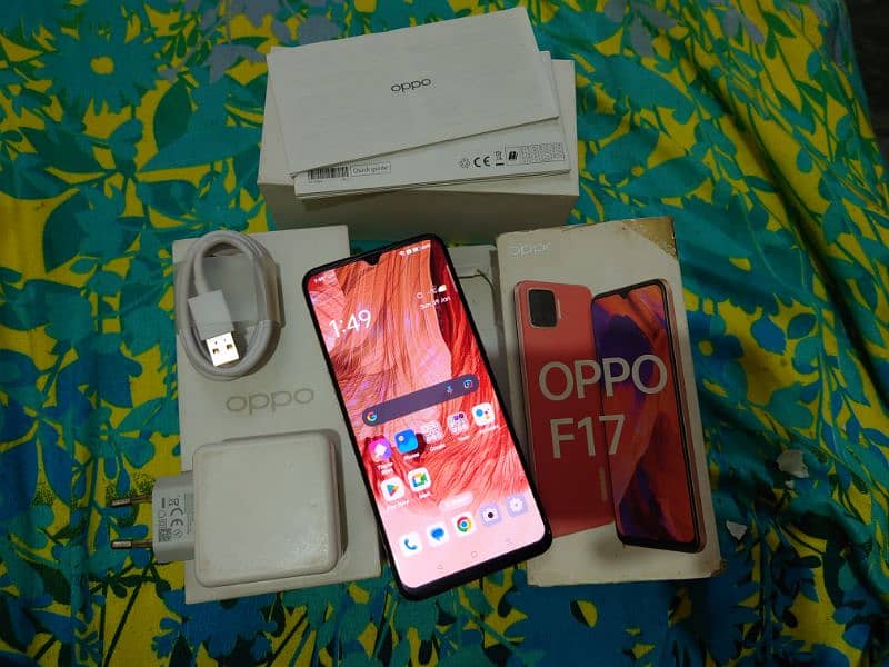 Oppo F17 8-128 Official PTA Exchange 0