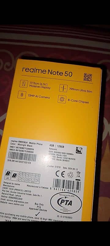 Realmi Note  50 3