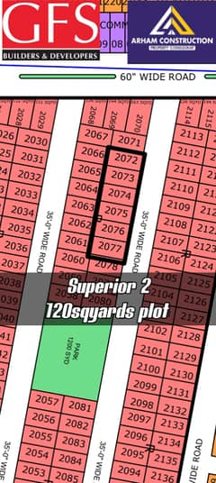 NORTH TOWN RESIDENCY PHASE 1 SUPERIOR 2 BLOCK 120syd plot