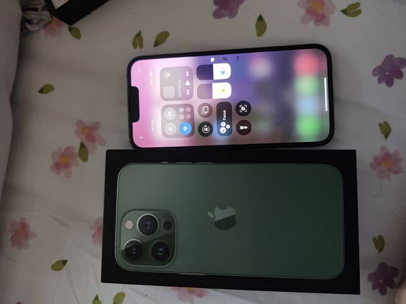 I phone 13 pro full box 128gb 4 month sim working 4