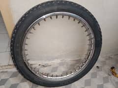 Honda CD 70 Rear Rim Tire Tube for sale