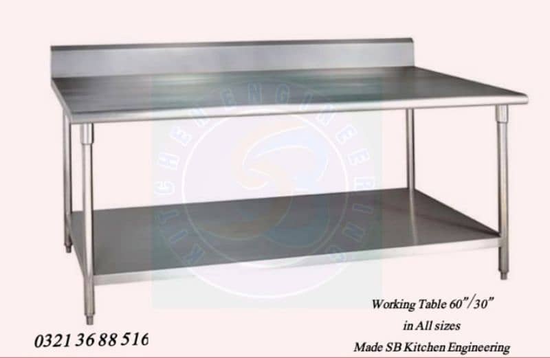 breading working table commercial SB Kitchen Engineering pizza oven 1