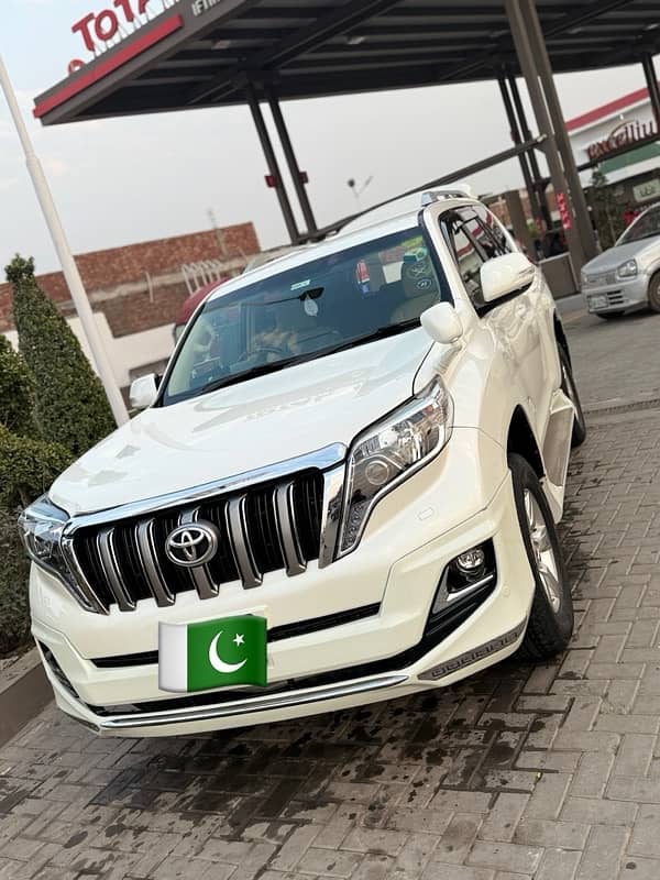 Toyota Prado 2013/2017 pearl white 6