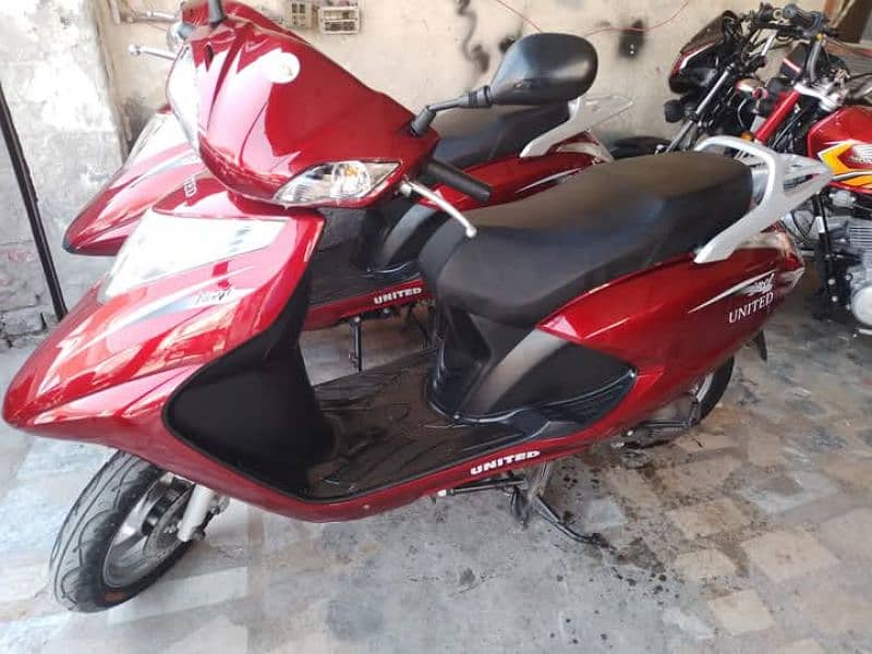 united 100 cc self start scooty petrol 2