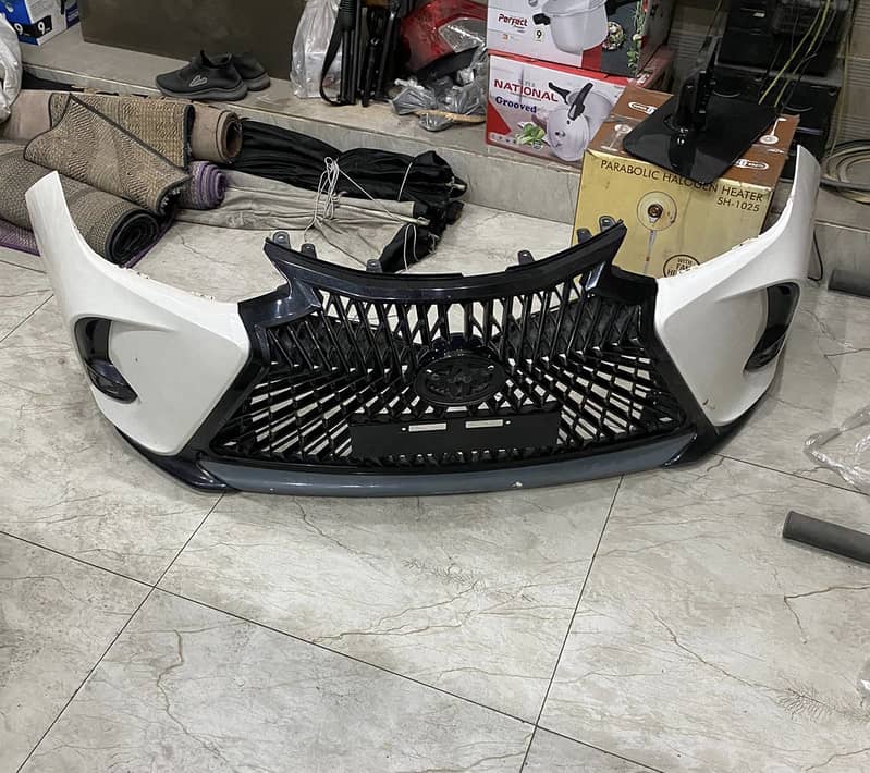 Yaris rs front bumper 1