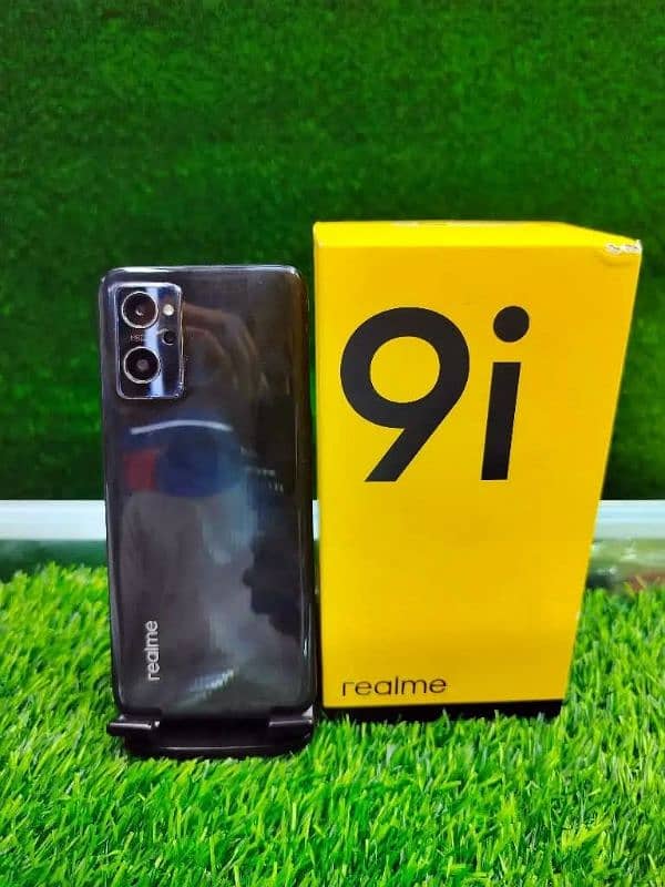 realme 9i 6+4gb 128gn pta proof ha box charge available ha 4