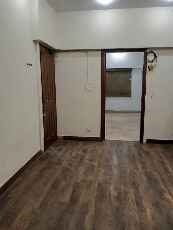 2 Bed DD falt 3rd floor not mezzanine floor 950 sqrfet in DHA phase 2 ext 22 commr street family and office and bchalar use available rent 45 hazar final 0322.5996882. 0