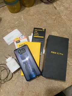 poco X3pro 8/256GB seild set with 33w original charger or box