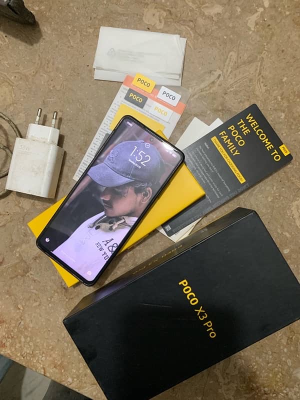 poco X3pro 8/256GB seild set with 33w original charger or box 3