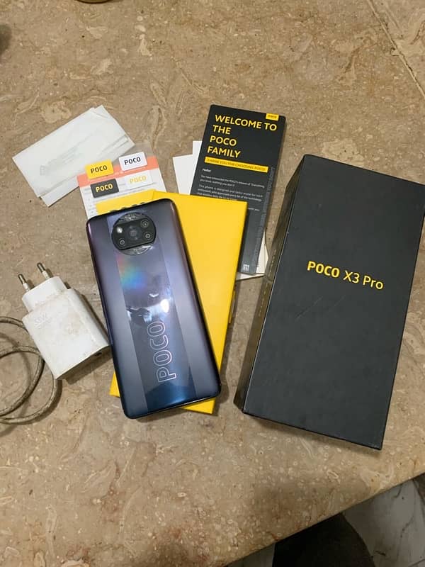 poco X3pro 8/256GB seild set with 33w original charger or box 6