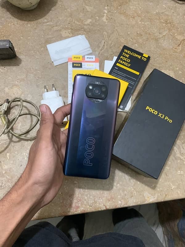 poco X3pro 8/256GB seild set with 33w original charger or box 8