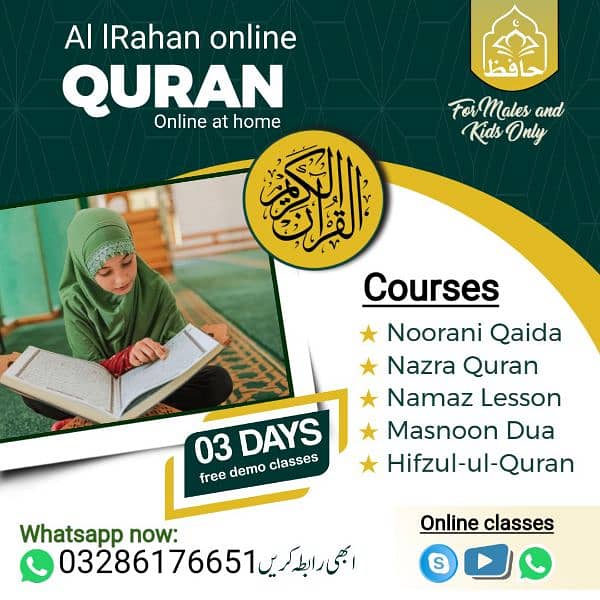 I am Online Quran Teacher and Quran Learning 0