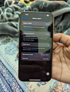 Almost New Iphone 15 Pro Max Battery Health 100