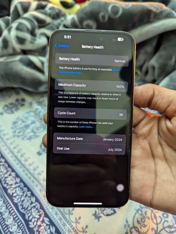 Almost New Iphone 15 Pro Max Battery Health 100 0