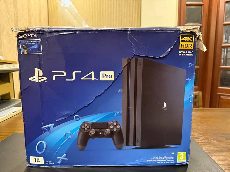 PS4 Pro 1TB with Two Controllers 0