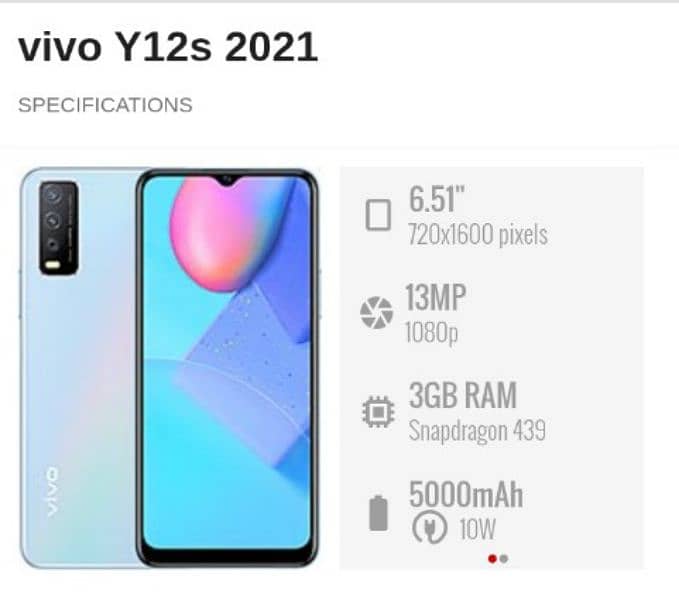 Vivo y12s.  wtsapp or call 03234355170 4