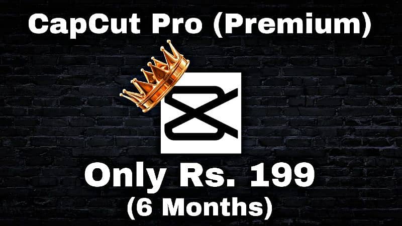 CapCut PRO Premium Access for Rs 149 Only 1